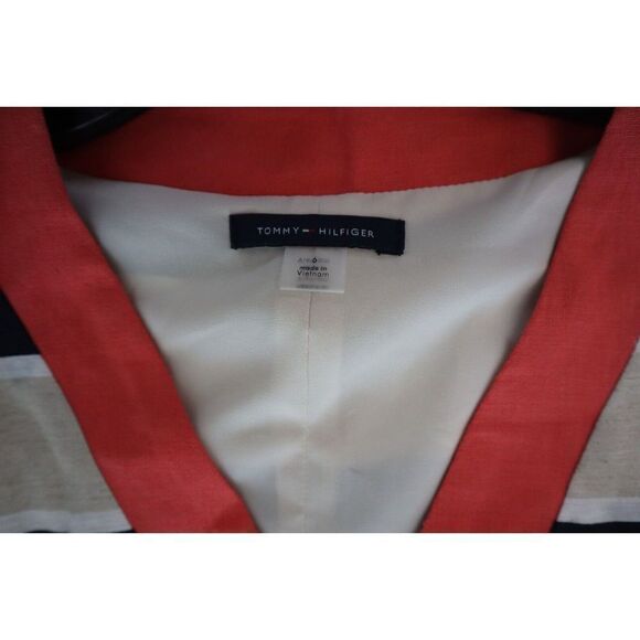 Tommy Hilfiger Women’s Sz 6 (Small) Striped Colorblocked Linen Shift Dress $109+ - Picture 6 of 13